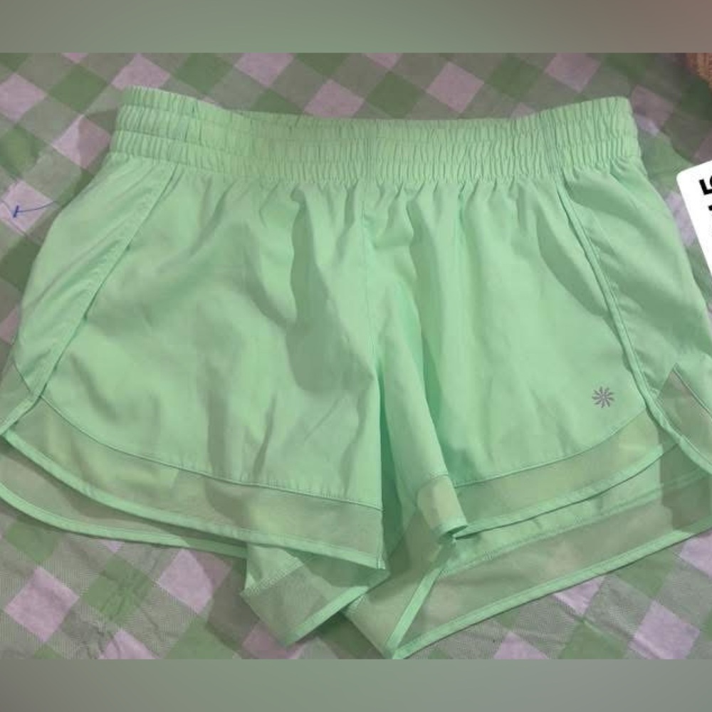 Athleta Light Green Women's Athletic Shorts